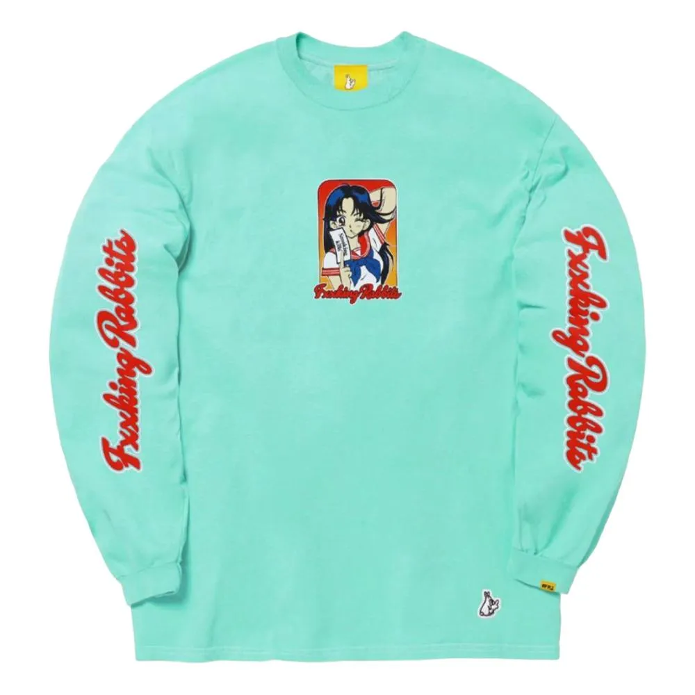 #FR2 FRC1760 THE GIRL LONG SLEEVE T-SHIRT-BLUE