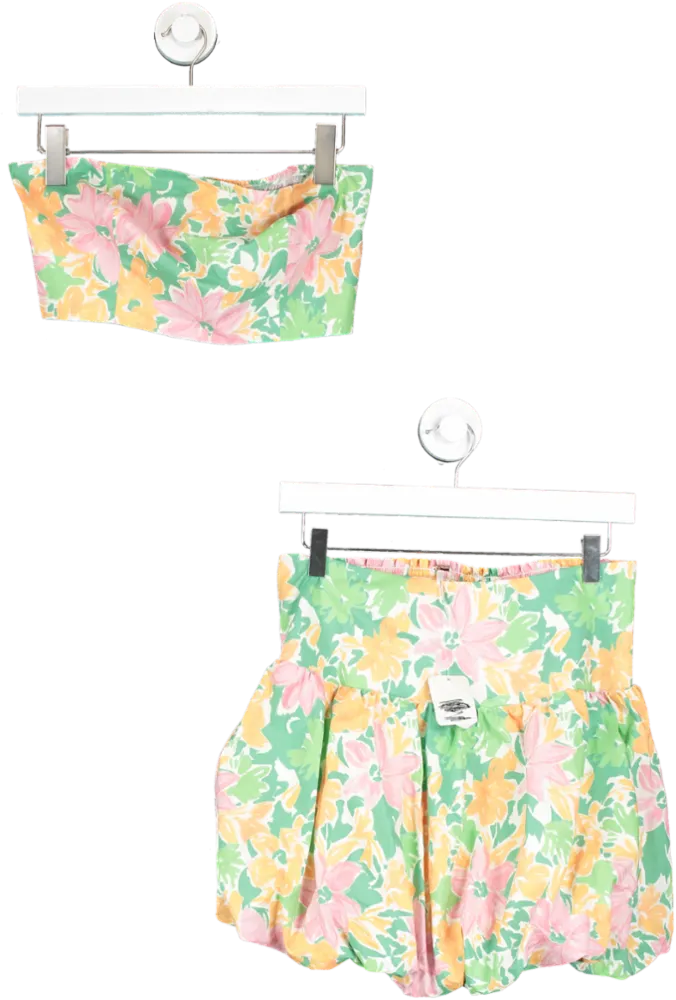 Free People Green Lula Bubble Set UK M