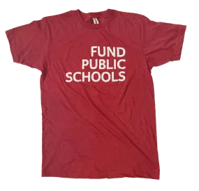 Fund Public Schools T-shirt - Red