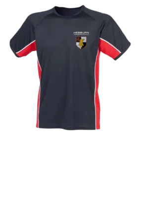 Hebburn Comprehensive School Red & Black PE T. Shirt