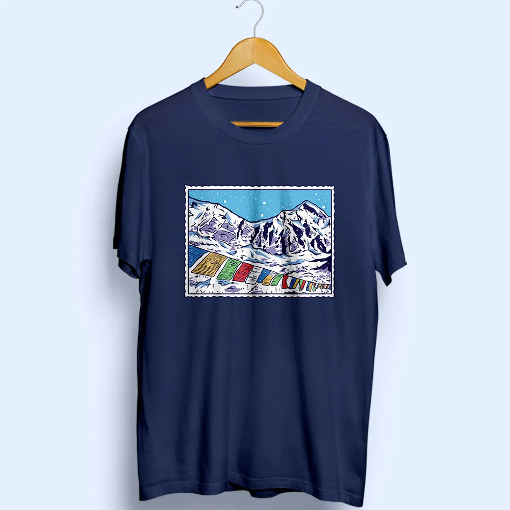 Himalayan Mountains Half Sleeve T-Shirt