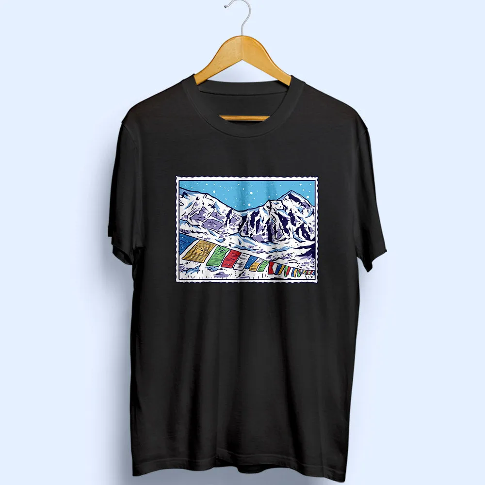 Himalayan Mountains Half Sleeve T-Shirt