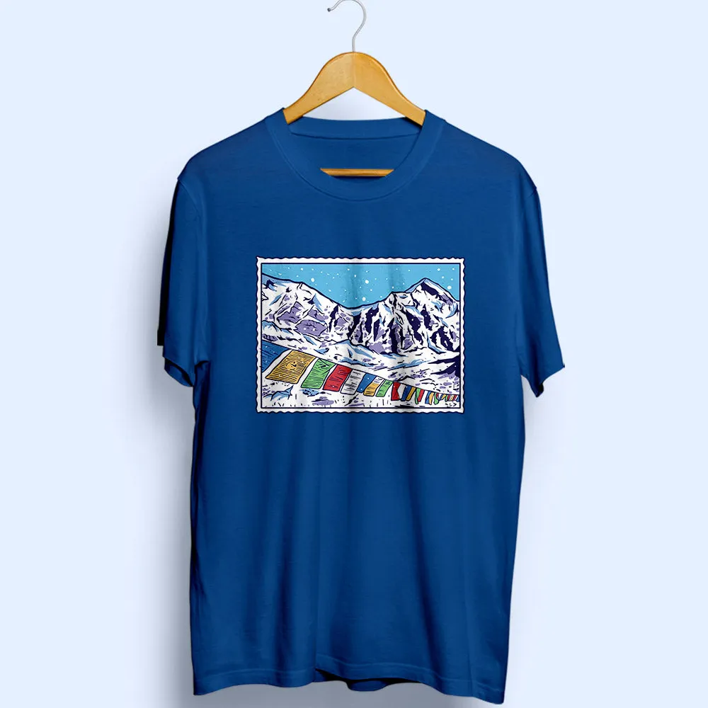 Himalayan Mountains Half Sleeve T-Shirt