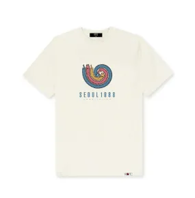 HORANGI SWIRL TEE (CREAM)