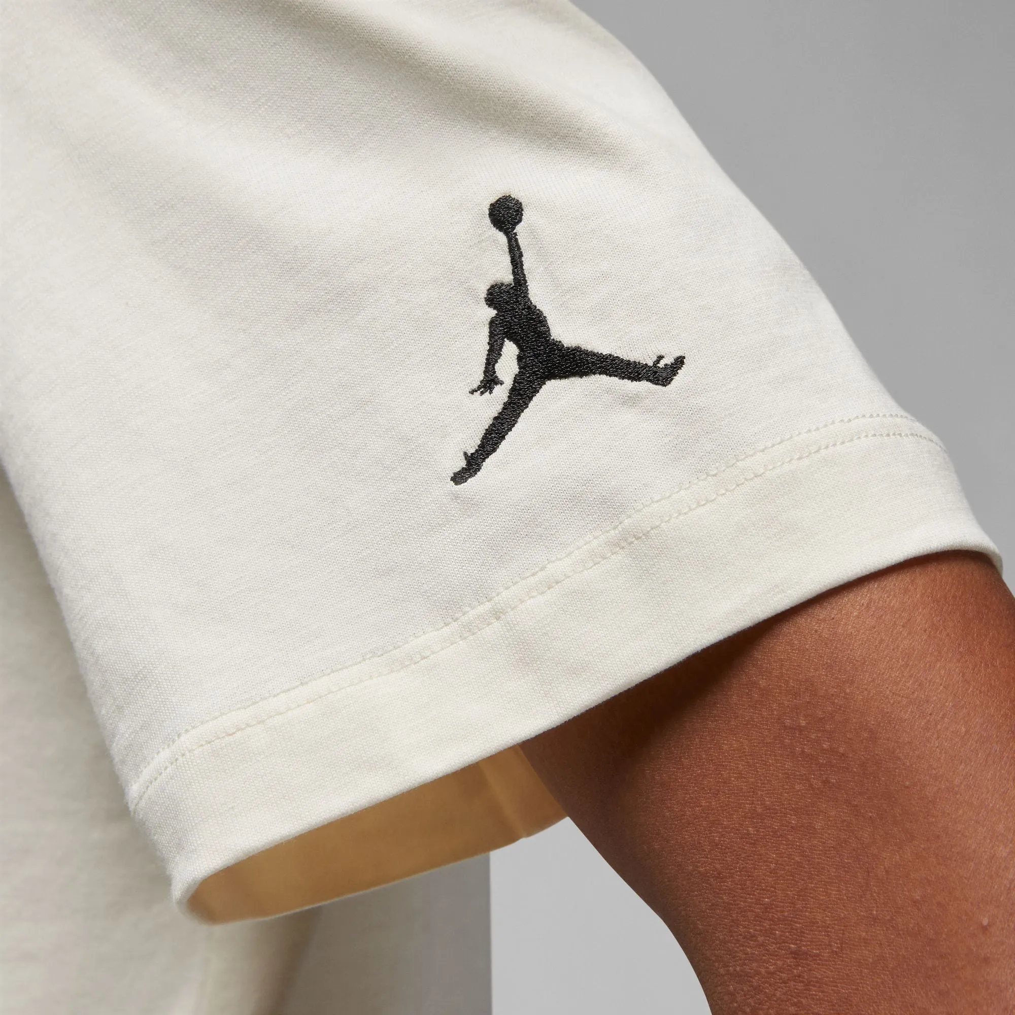 Jordan Embroidered T-Shirt 'Pale Ivory'