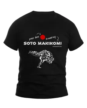 Judo T-Shirt Soto Makikomi Press Here