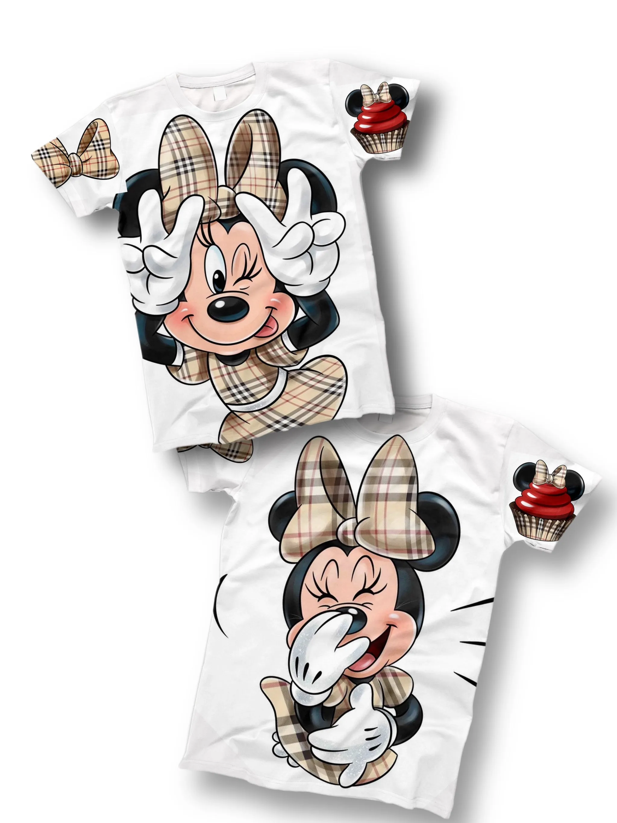 Kids minnie patterns Tee