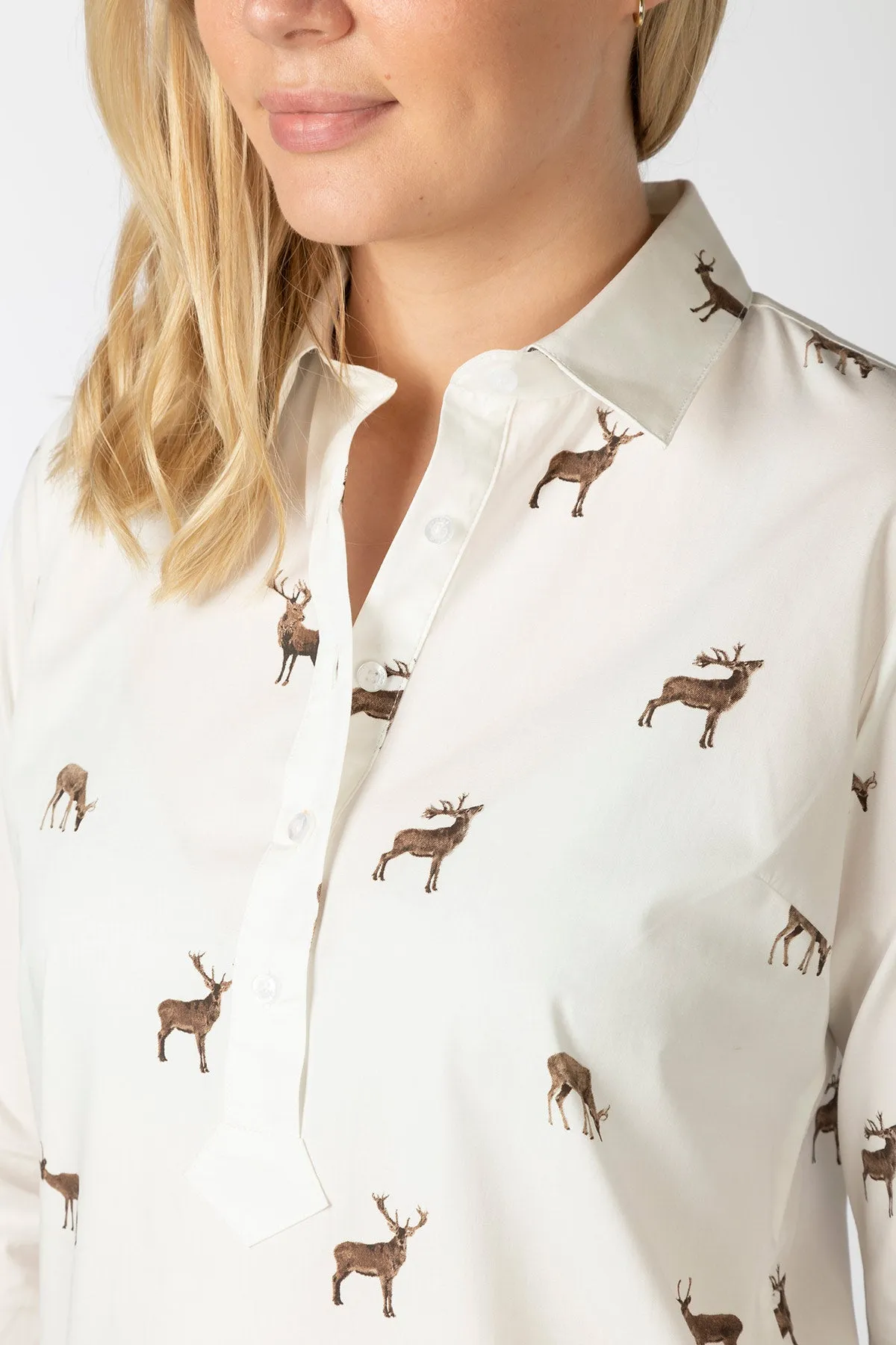 Ladies Printed Overhead Shirt - Wistow II