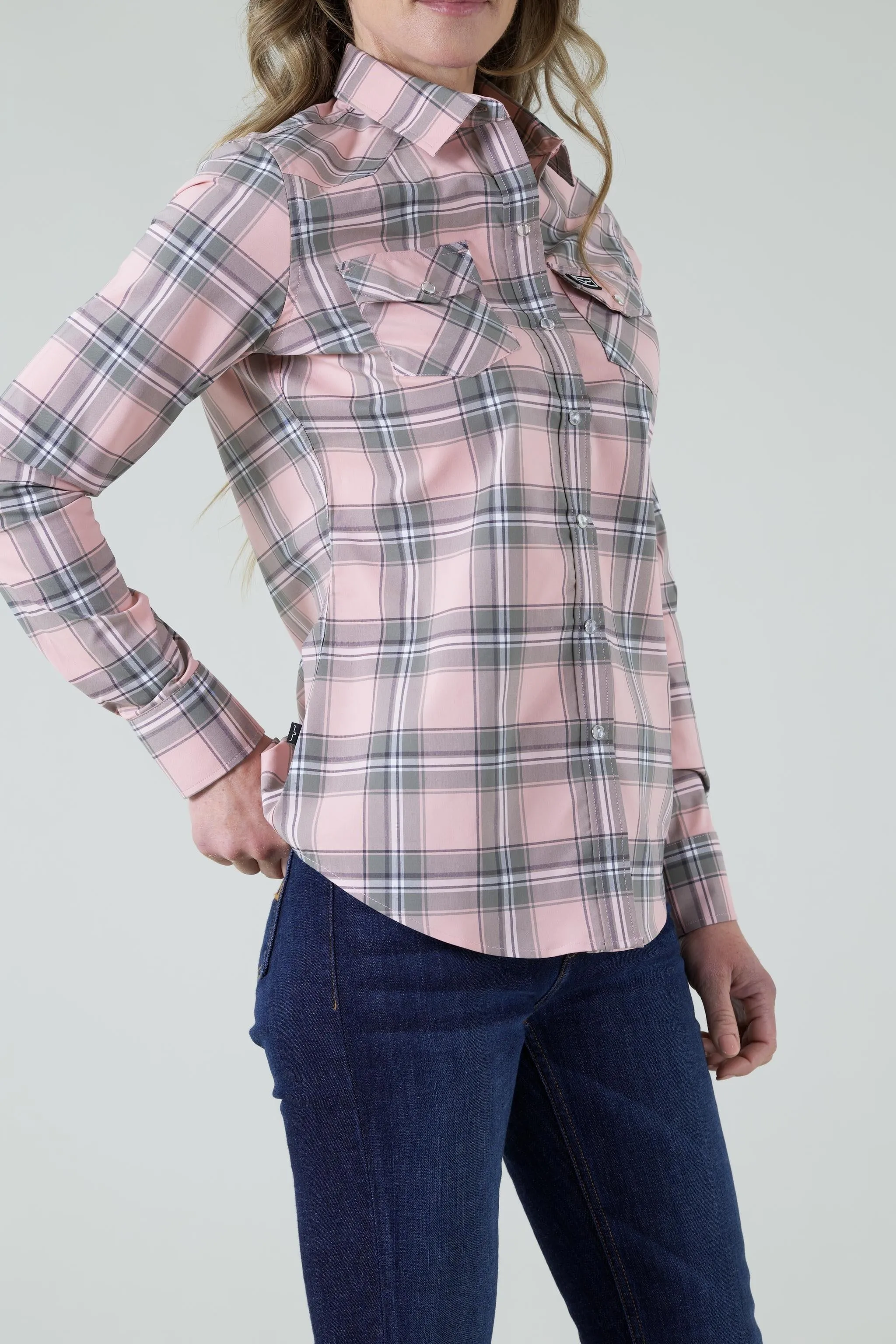 Ladies Stroker Plaid Top