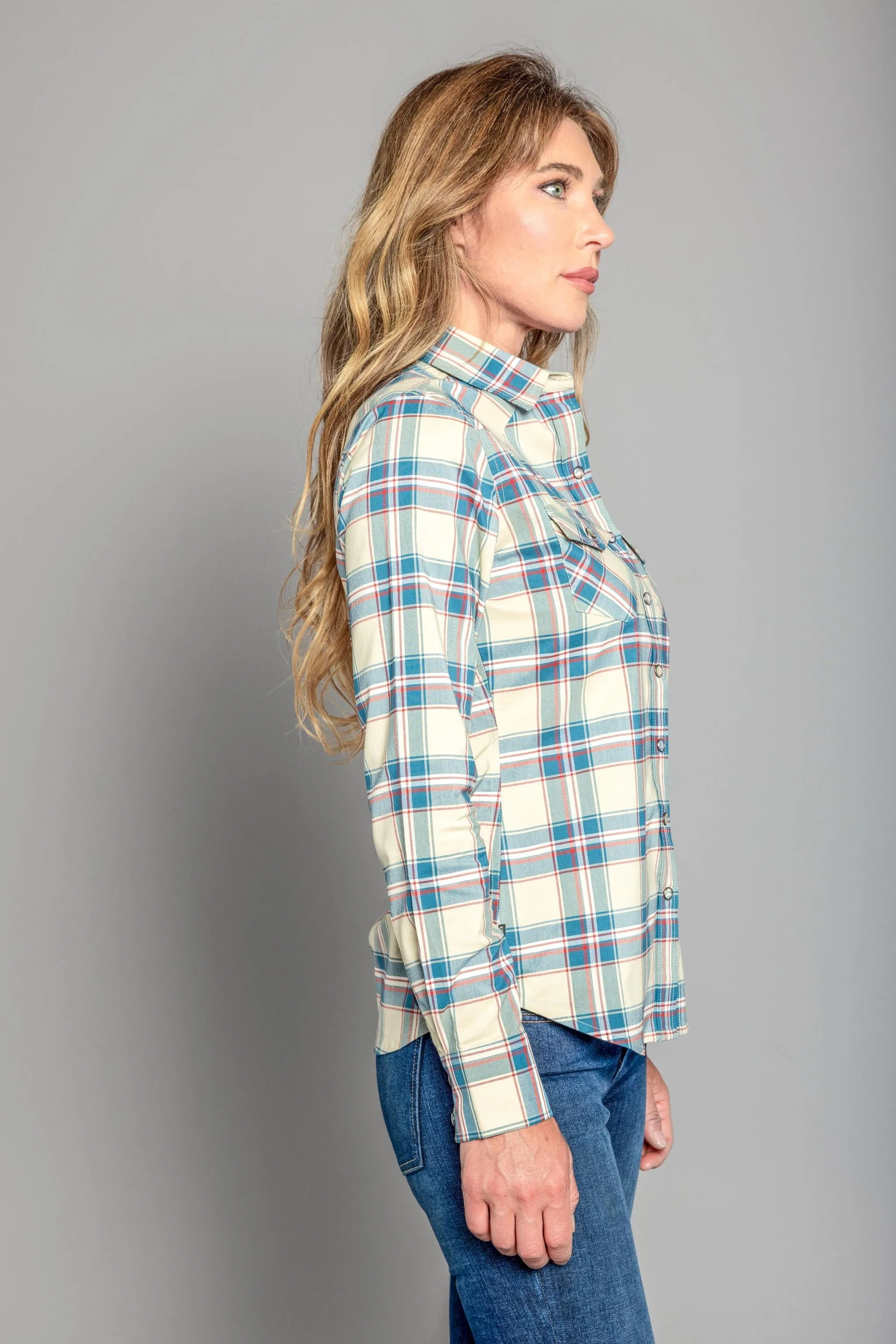 Ladies Stroker Plaid Top