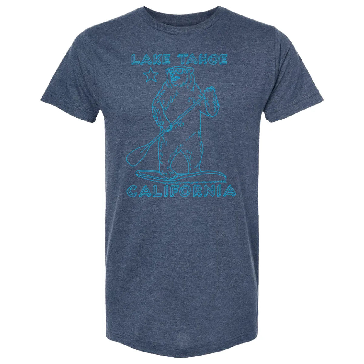 Lake Tahoe Stand Up Paddle Bear T-Shirt