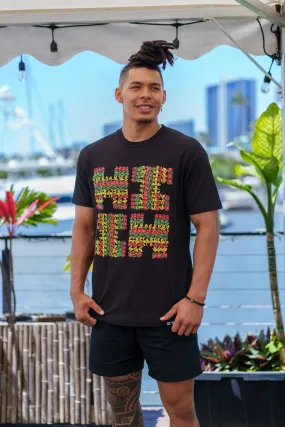 LEI LOGO RASTA T-SHIRT (ALL SALES FINAL)