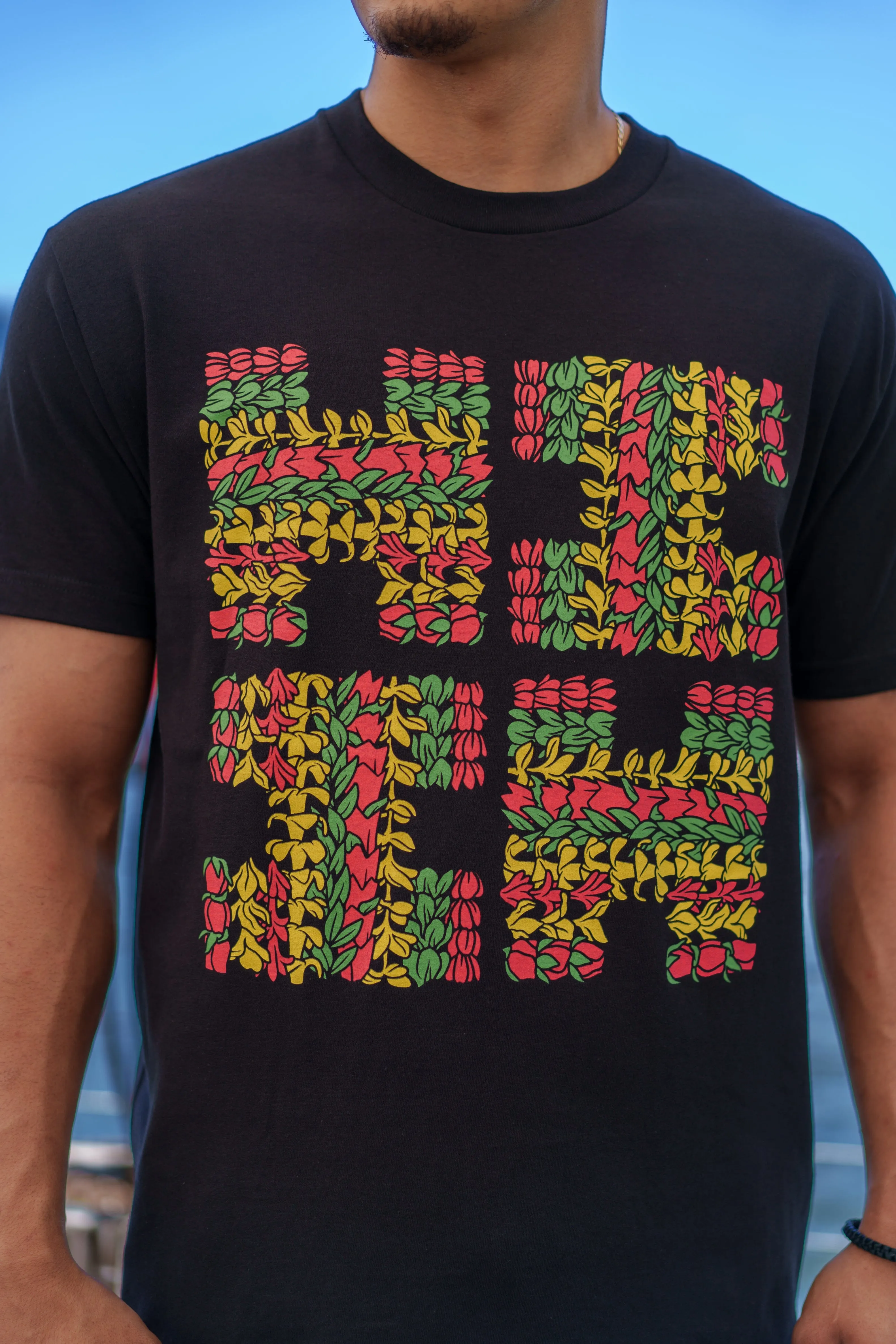 LEI LOGO RASTA T-SHIRT (ALL SALES FINAL)