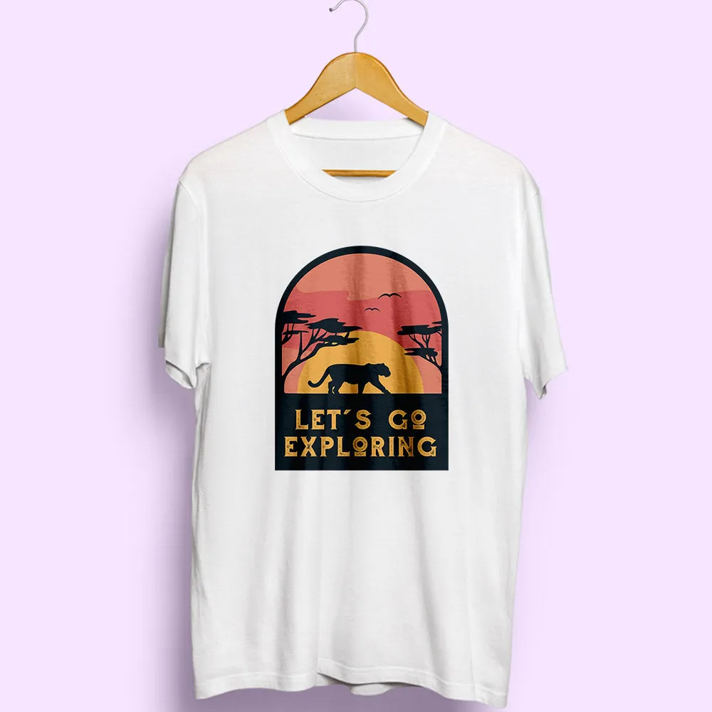 Let's Go Exploring Half Sleeve T-Shirt