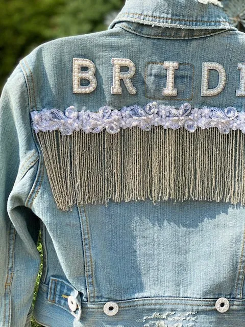 LEVIS Vintage Beaded Pearl Bride Jacket