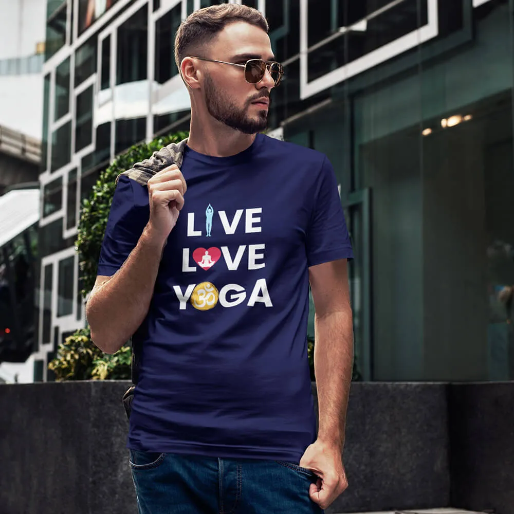 Live Love Yoga Half Sleeve T-Shirt