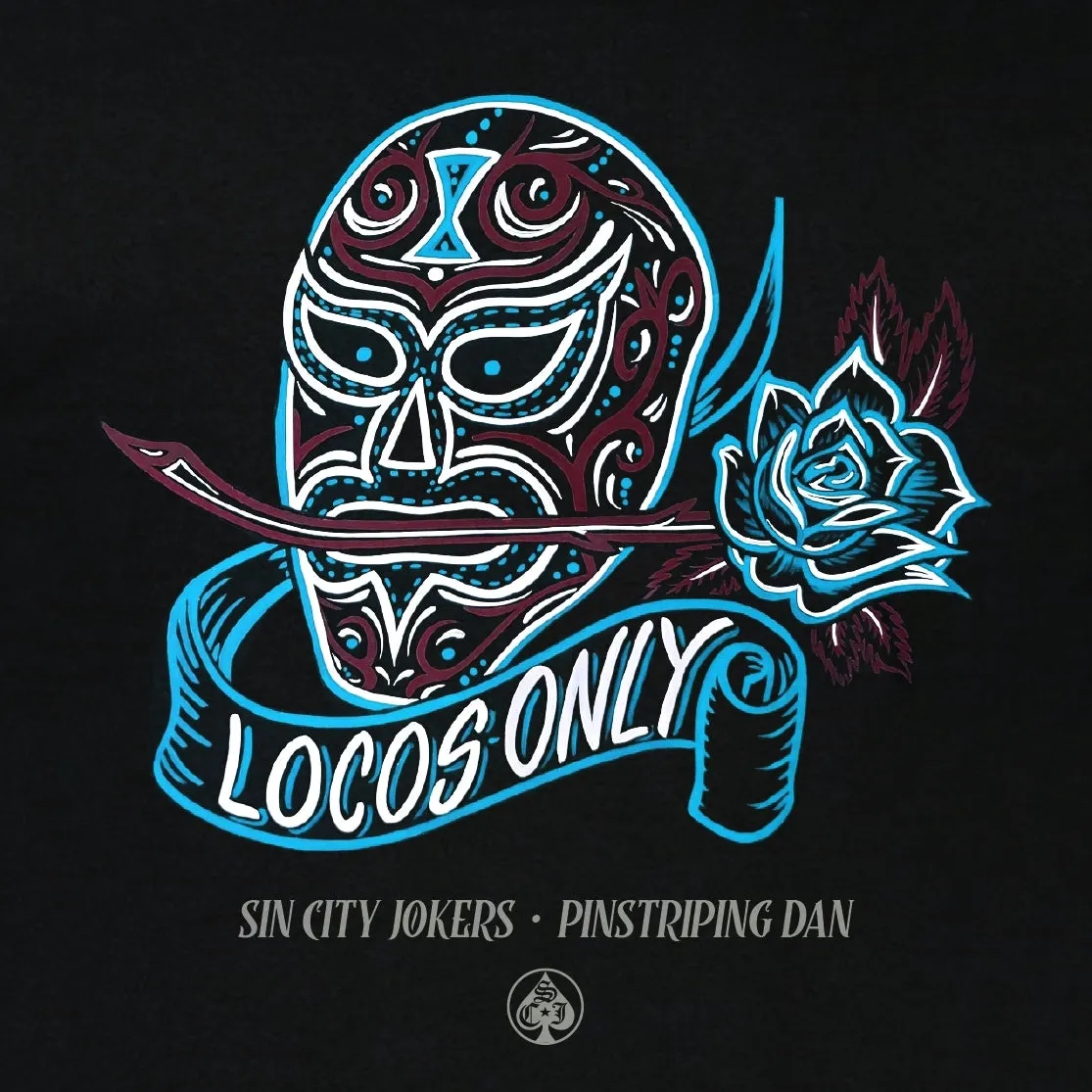 Locos Only: El Luchador Men's Tee 2.0