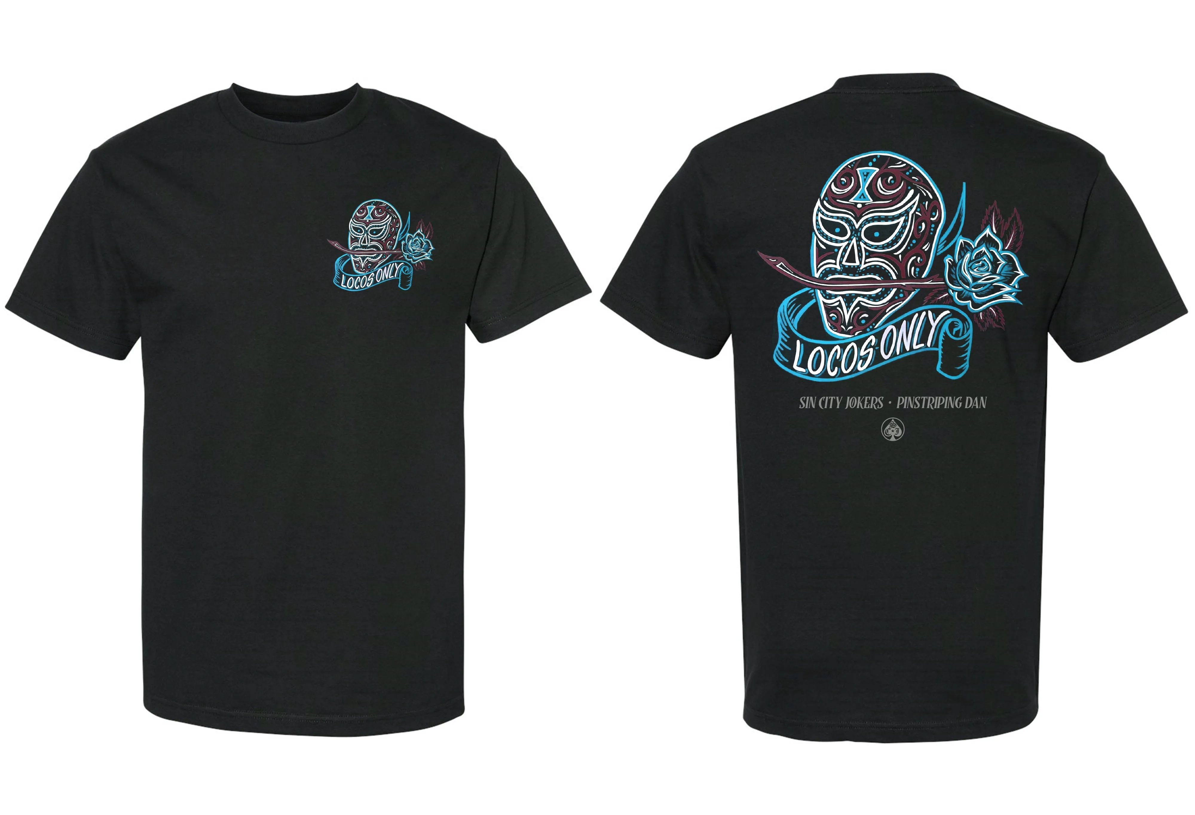 Locos Only: El Luchador Men's Tee 2.0