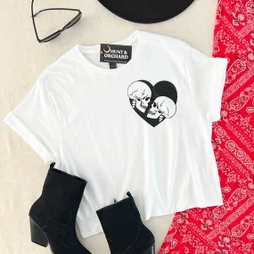 Lovers Skeleton Tee - White