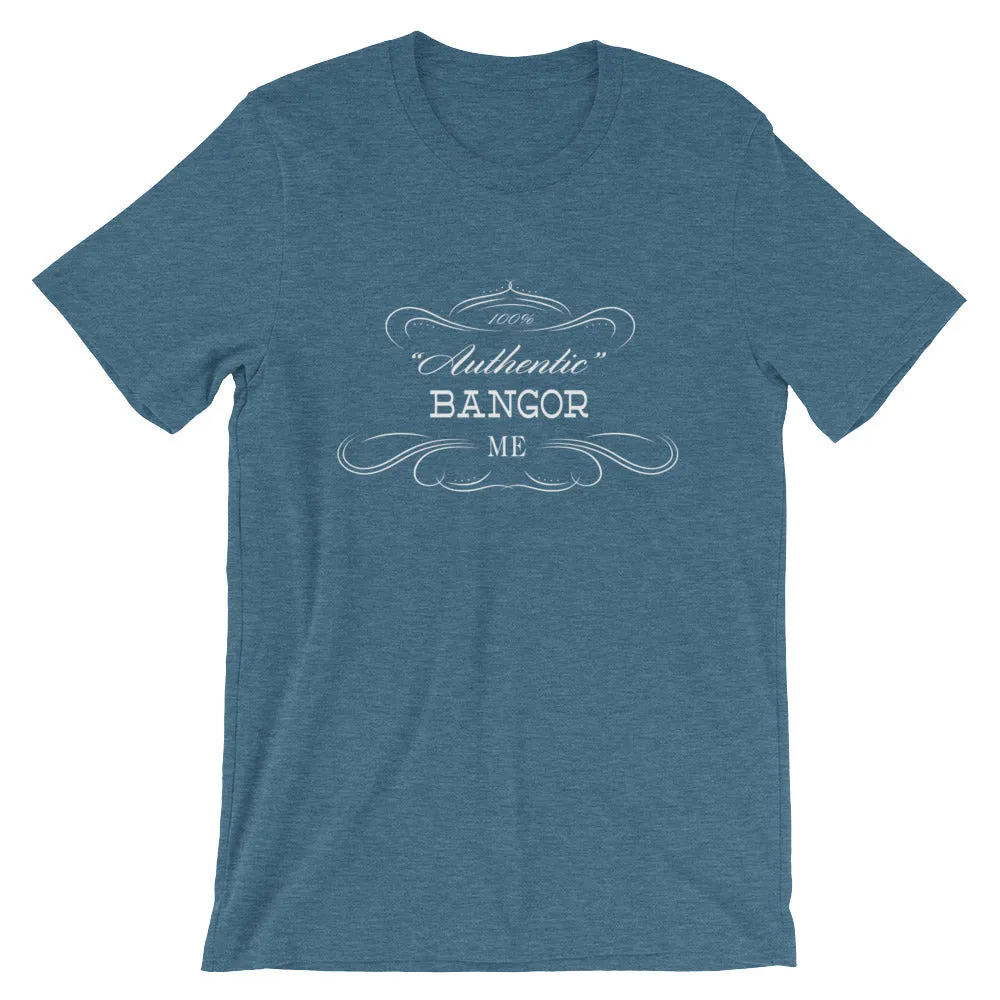 Maine - Bangor ME - Short-Sleeve Unisex T-Shirt - "Authentic"