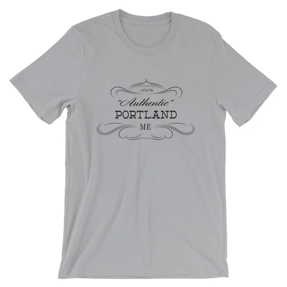 Maine - Portland ME - Short-Sleeve Unisex T-Shirt - "Authentic"