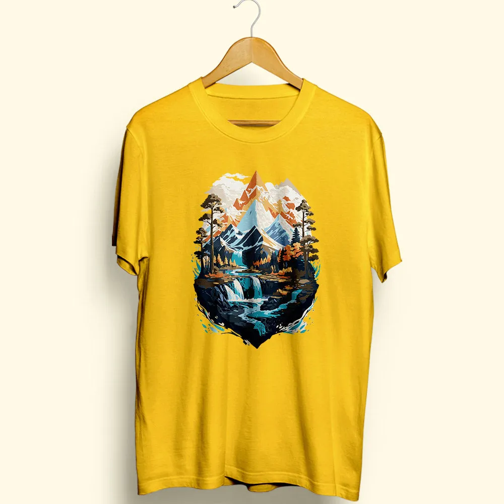 Majestic Winter Half Sleeve T-Shirt