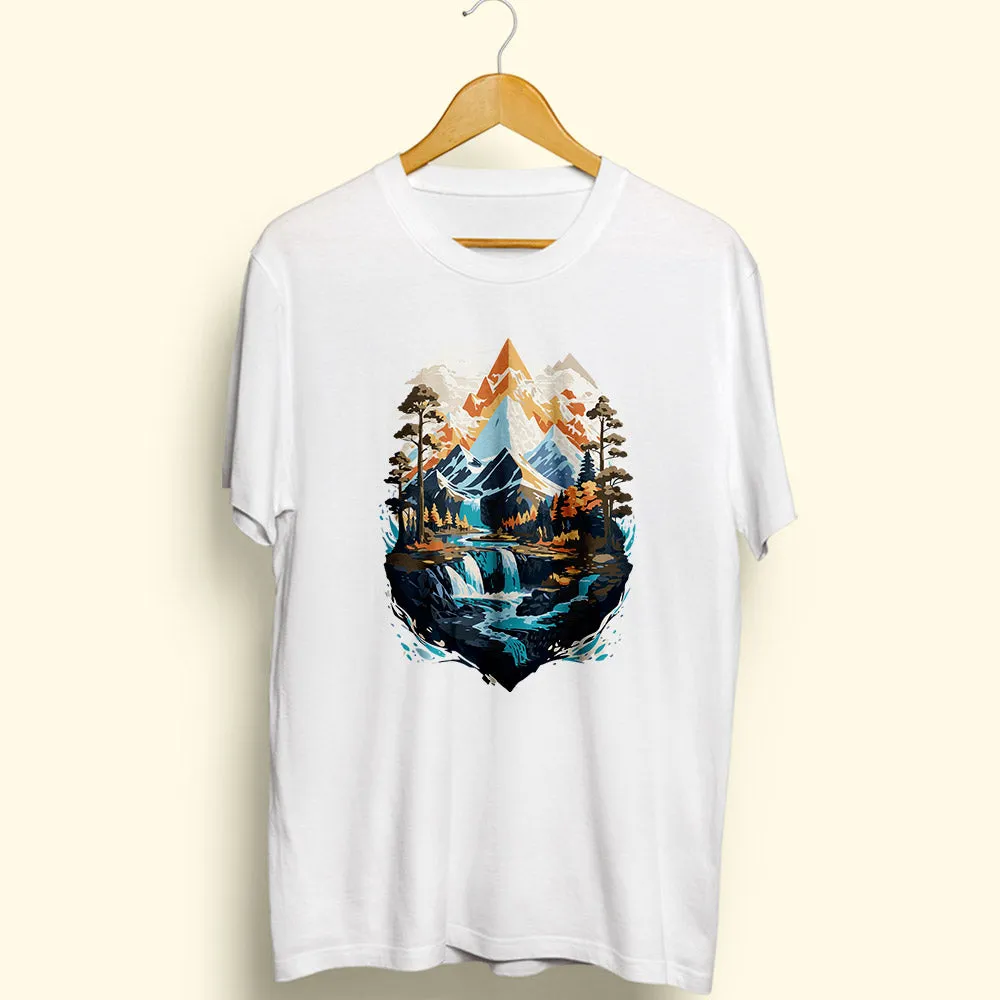 Majestic Winter Half Sleeve T-Shirt