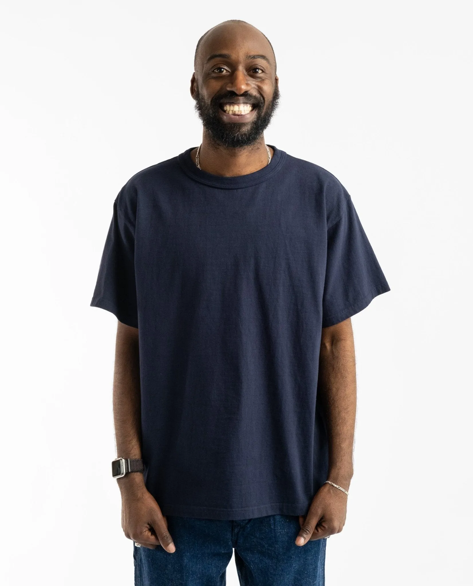 Makaha SS T-Shirt Dark Navy