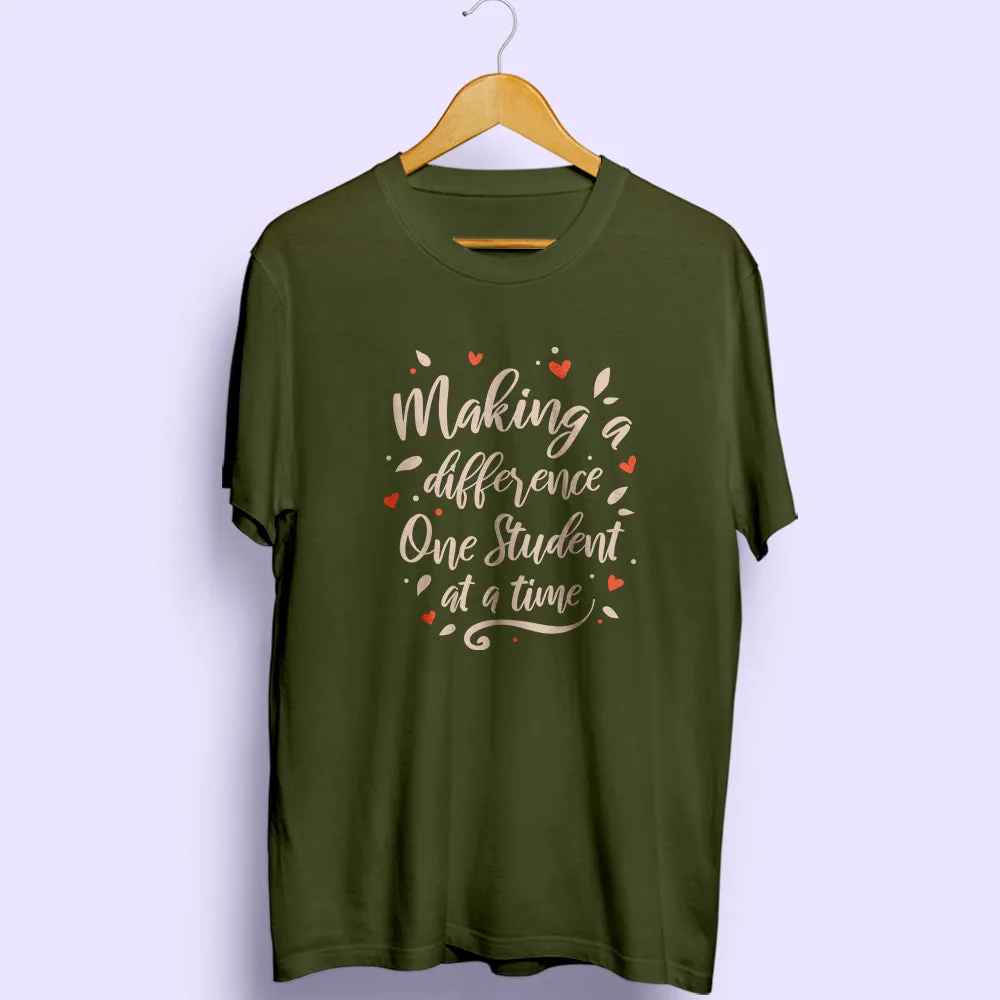 Making A Difference Half Sleeve T-Shirt