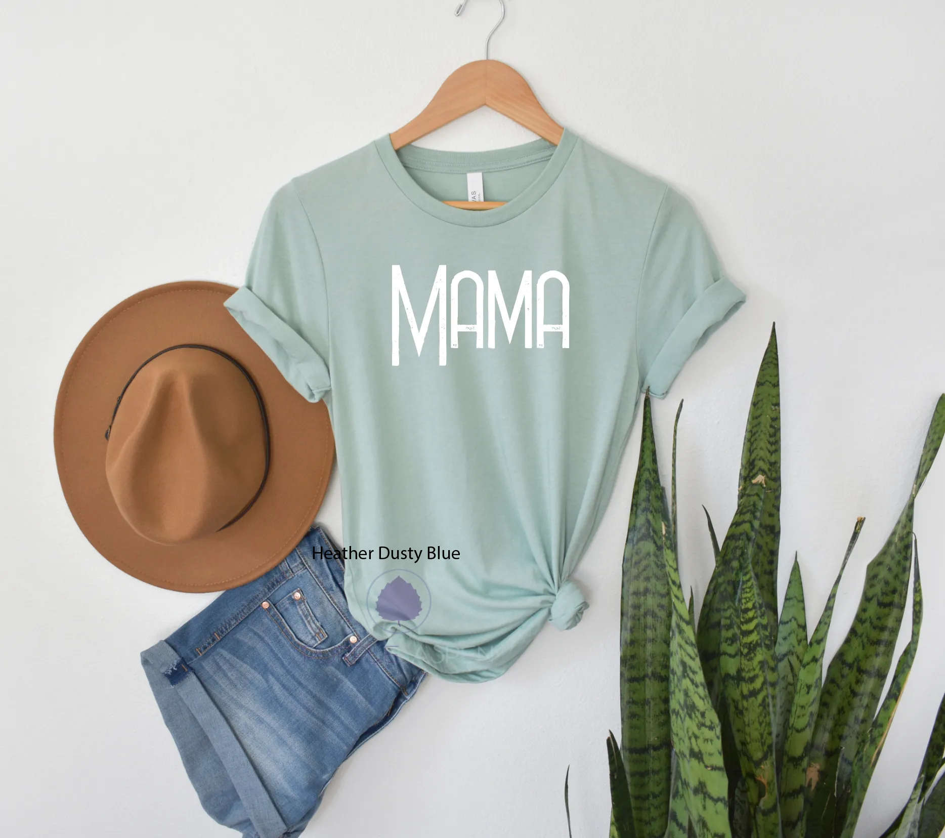 Mama Distressed Premium Tshirt