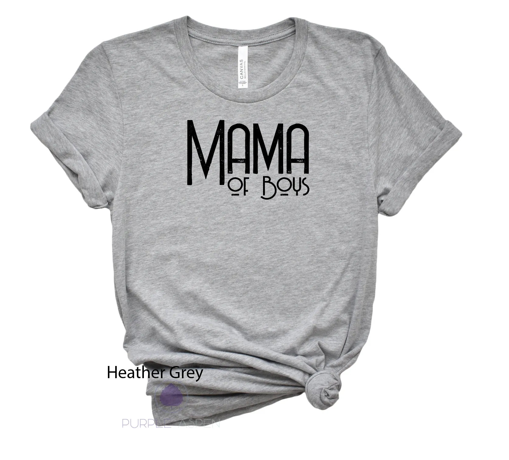 Mama Of Boys Distressed Premium Tshirt