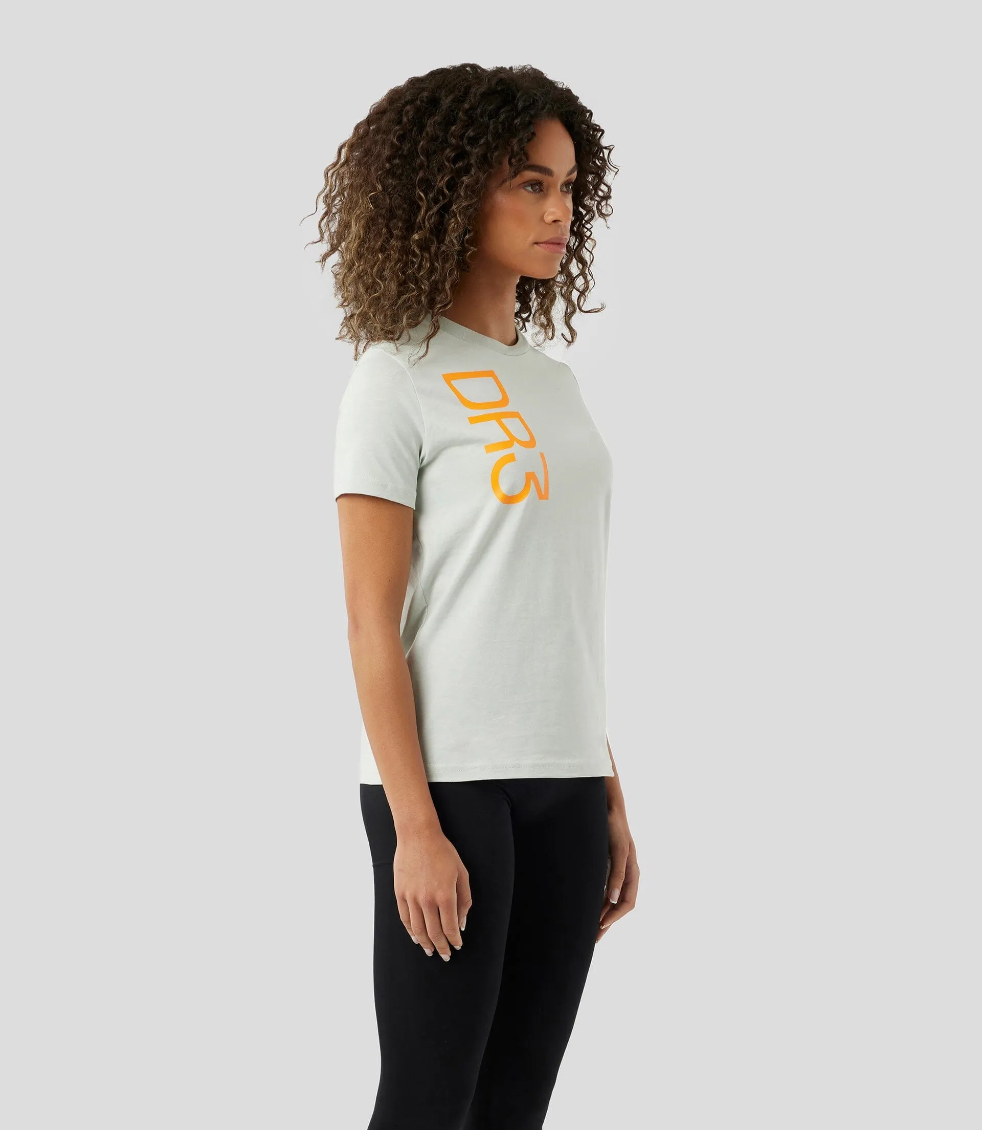 McLaren F1 Women's Daniel Ricciardo Core T-Shirt  -Black/Orange/Grey