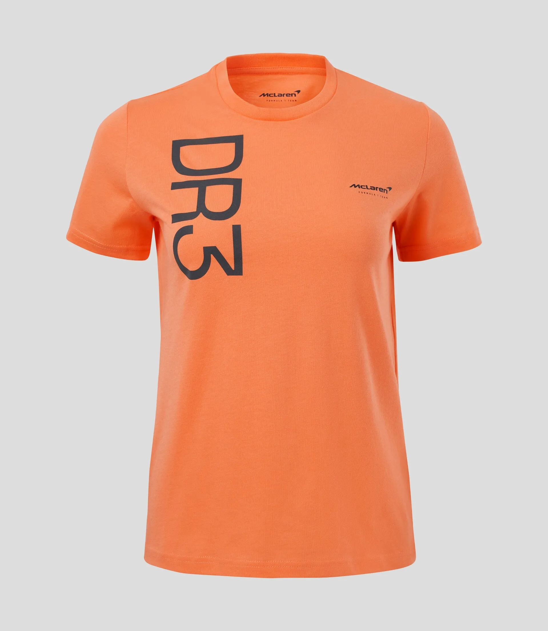 McLaren F1 Women's Daniel Ricciardo Core T-Shirt  -Black/Orange/Grey