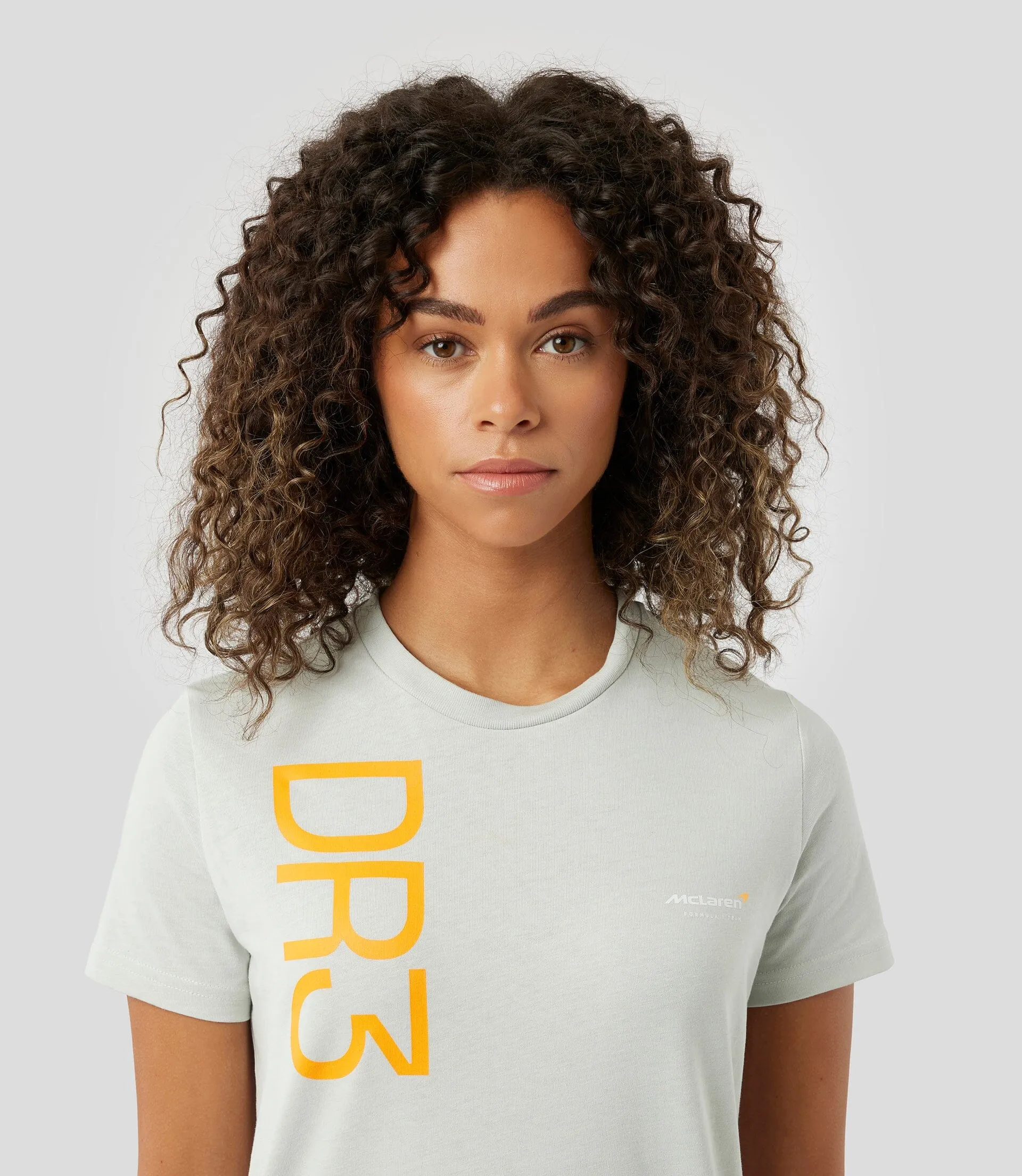 McLaren F1 Women's Daniel Ricciardo Core T-Shirt  -Black/Orange/Grey