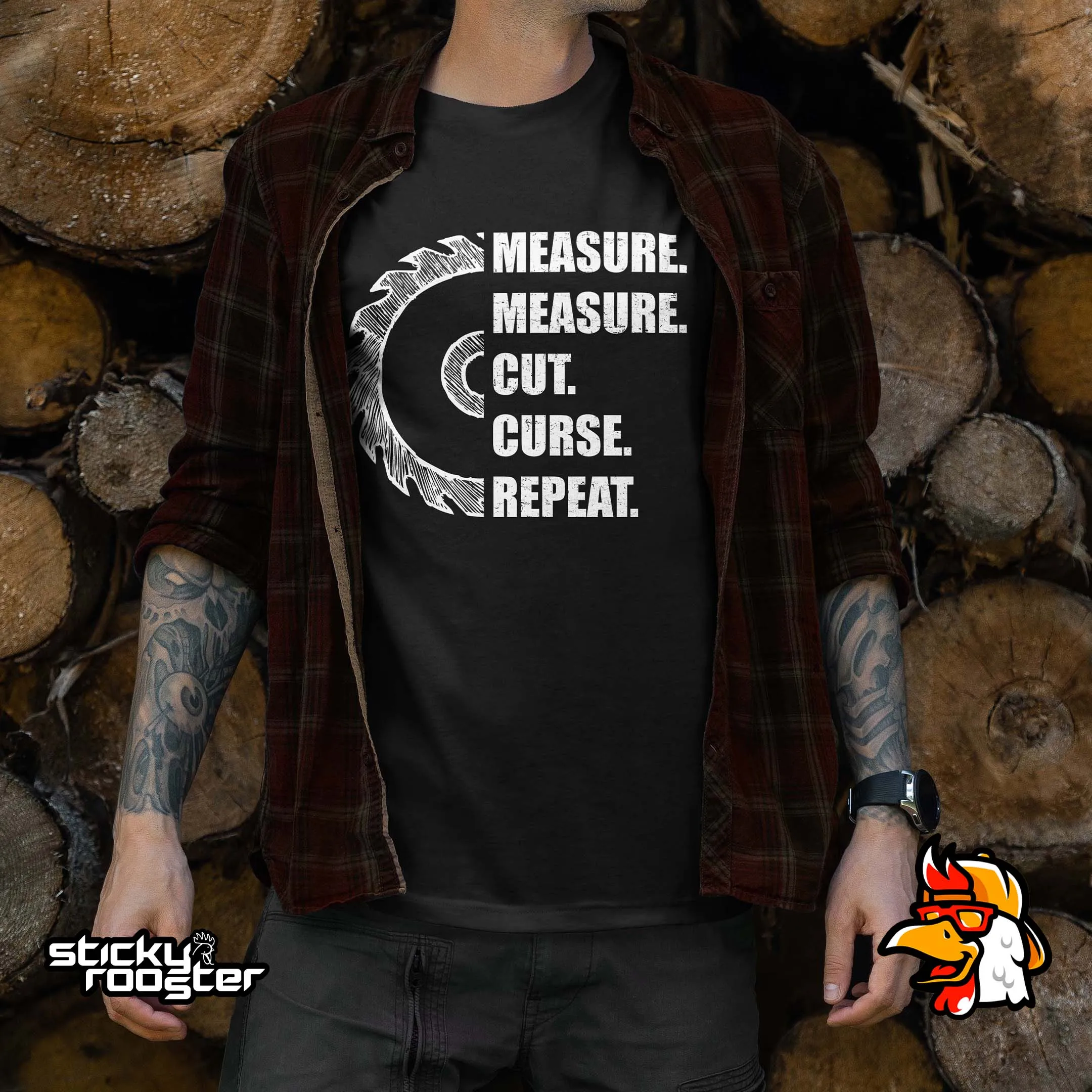 Measure Measure Cut Curse Repeat shirt