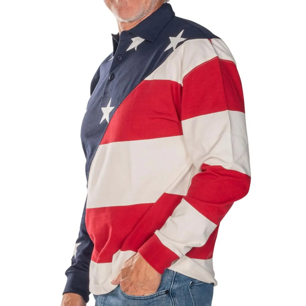 Men's Patriotic Classic Rugby Shirt