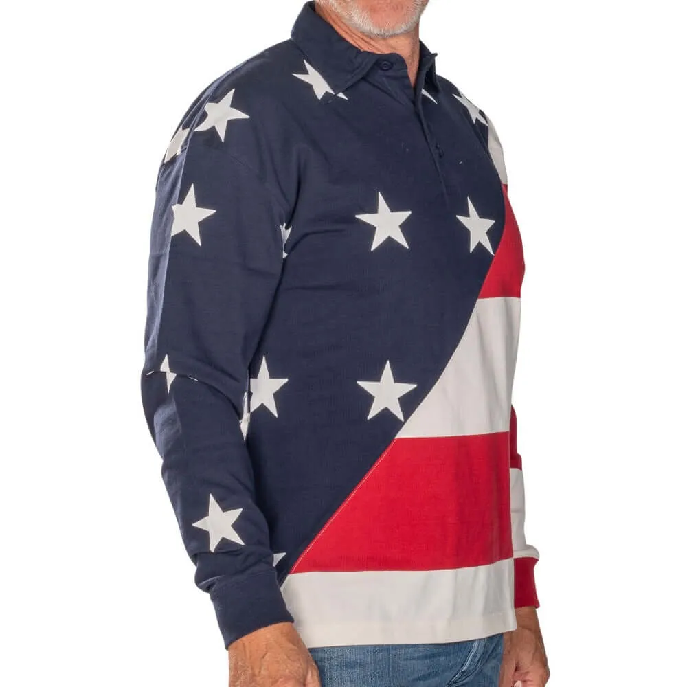 Men's Patriotic Classic Rugby Shirt