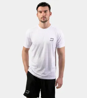 MEN'S PERFORATED SPORTS T-SHIRT - WHITE