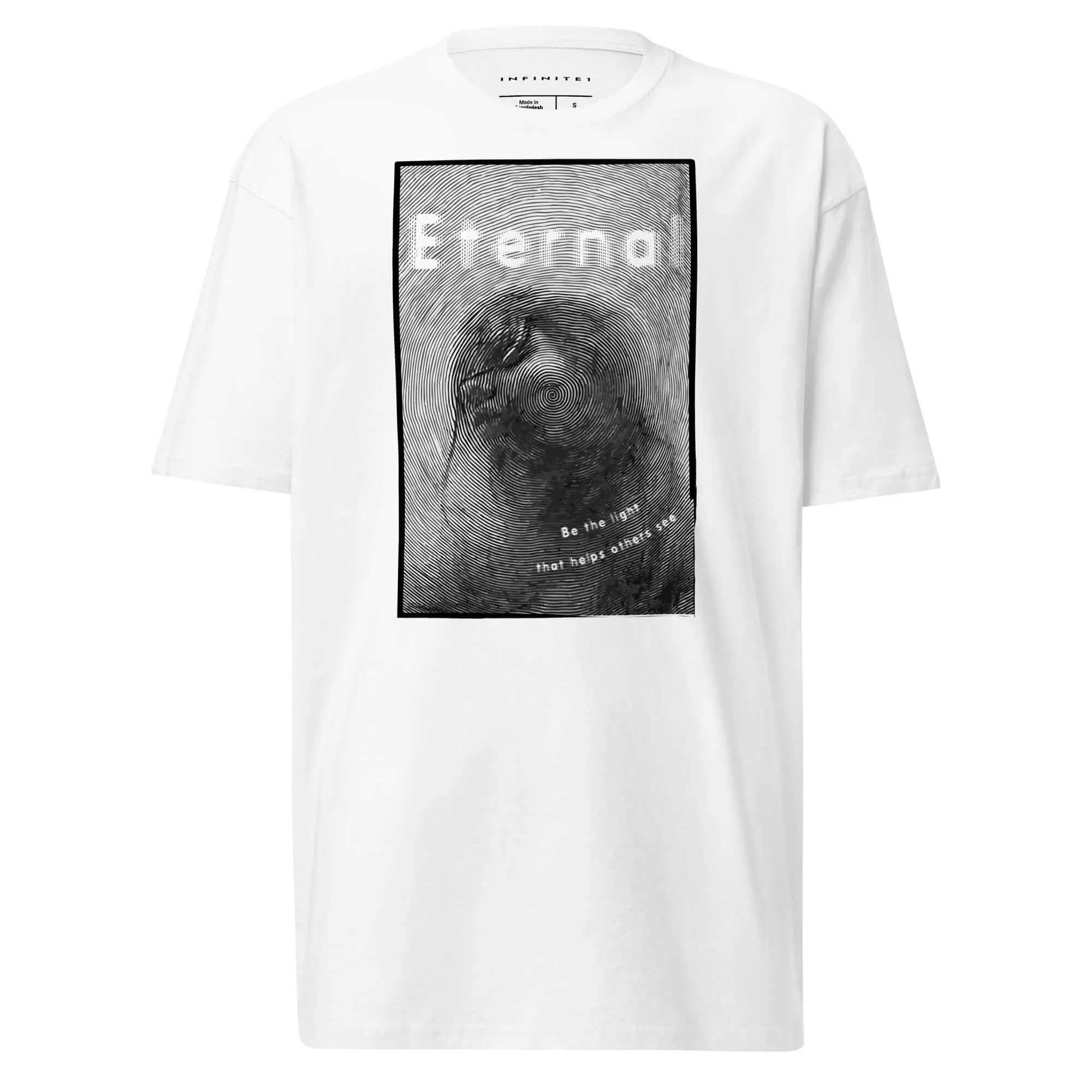 Men’s Slogan And Eternal Theme Graphic Tee