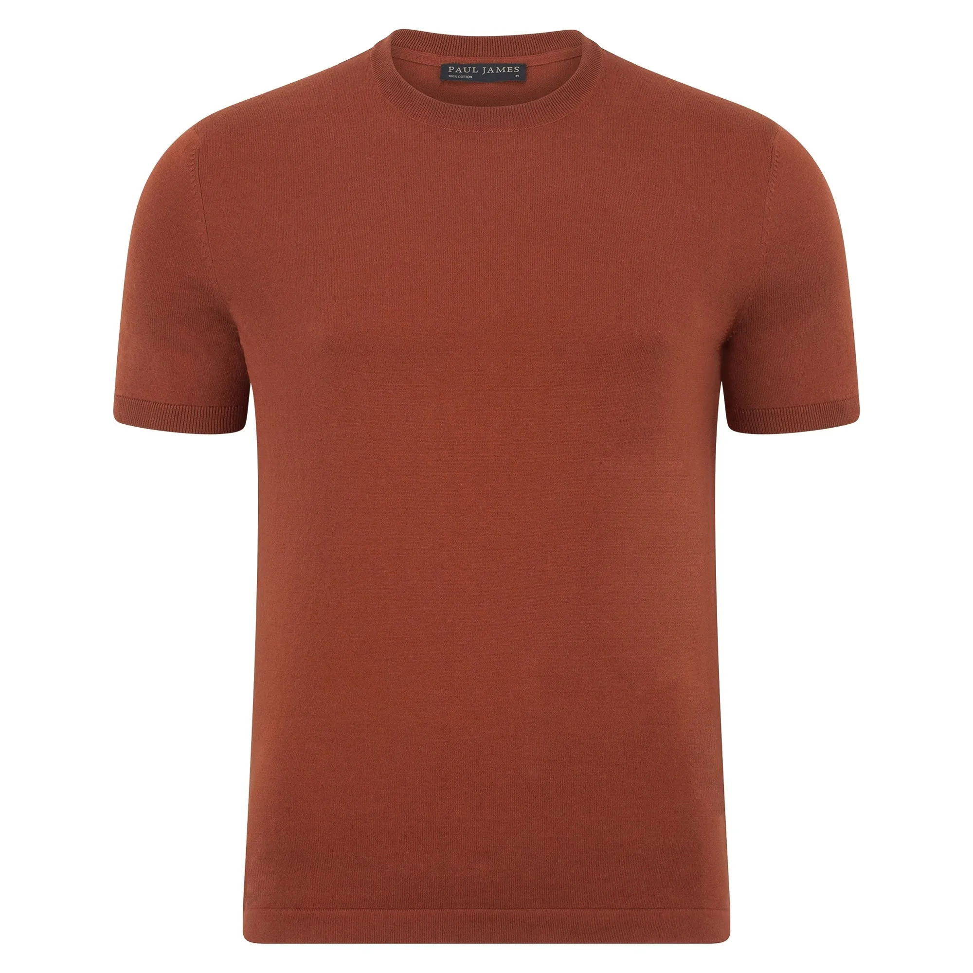 Mens Ultra Fine Cotton Knitted T-Shirt