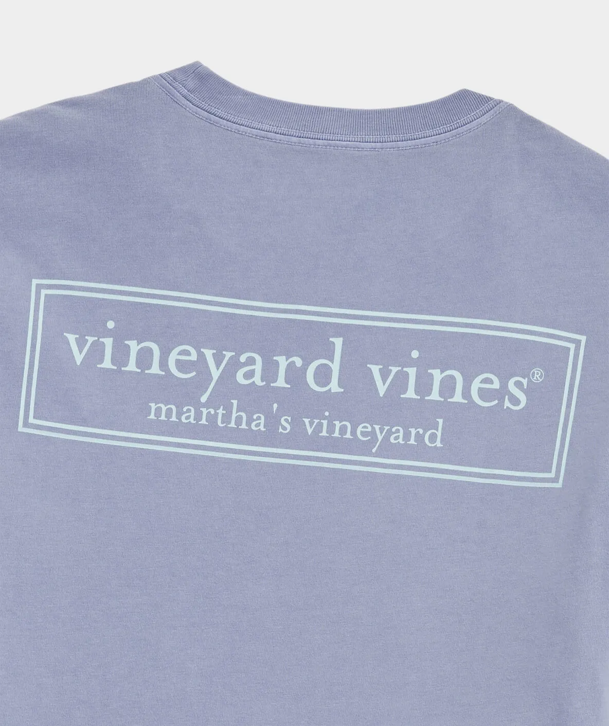 Men's Vineyard Logo Box Long Sleeve Pocket Tee