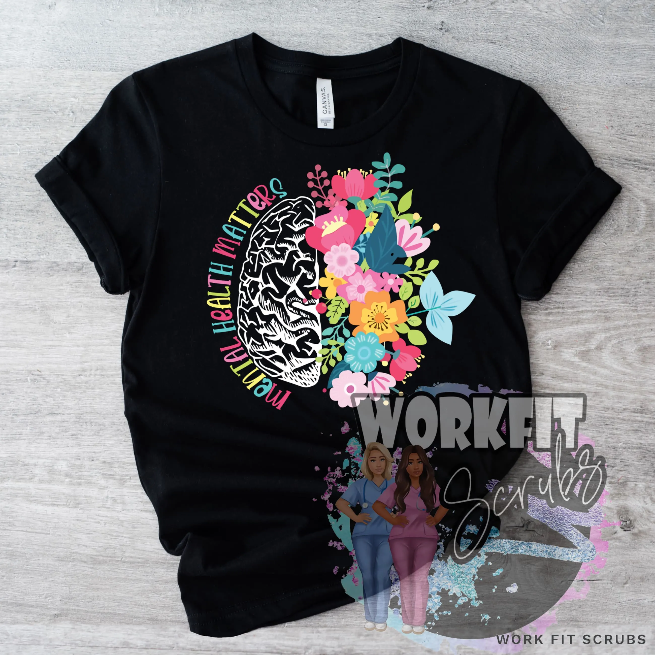 Mental Health Flower Tee