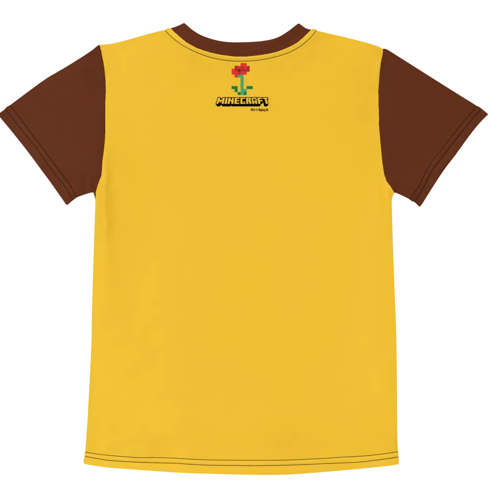 Minecraft Bee Kids Short Sleeve T-Shirt