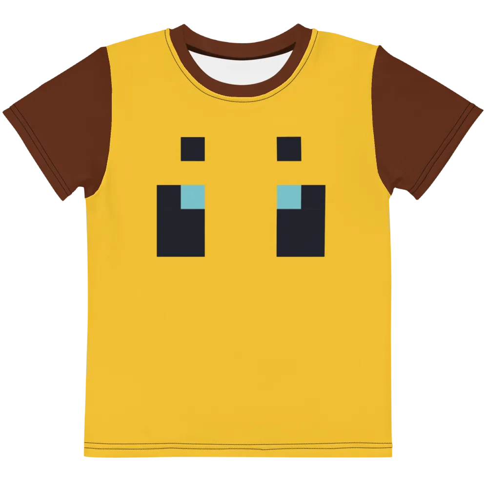 Minecraft Bee Kids Short Sleeve T-Shirt