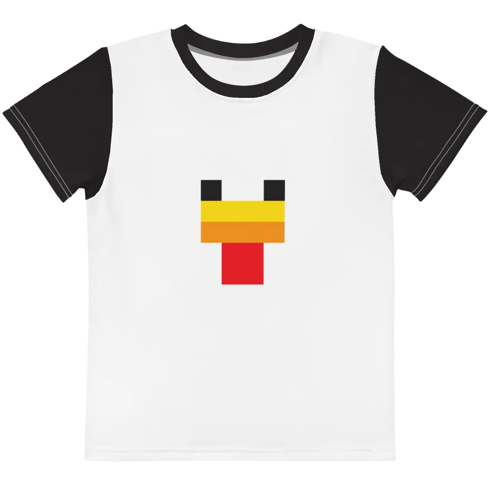 Minecraft Chicken Kids Short Sleeve T-Shirt