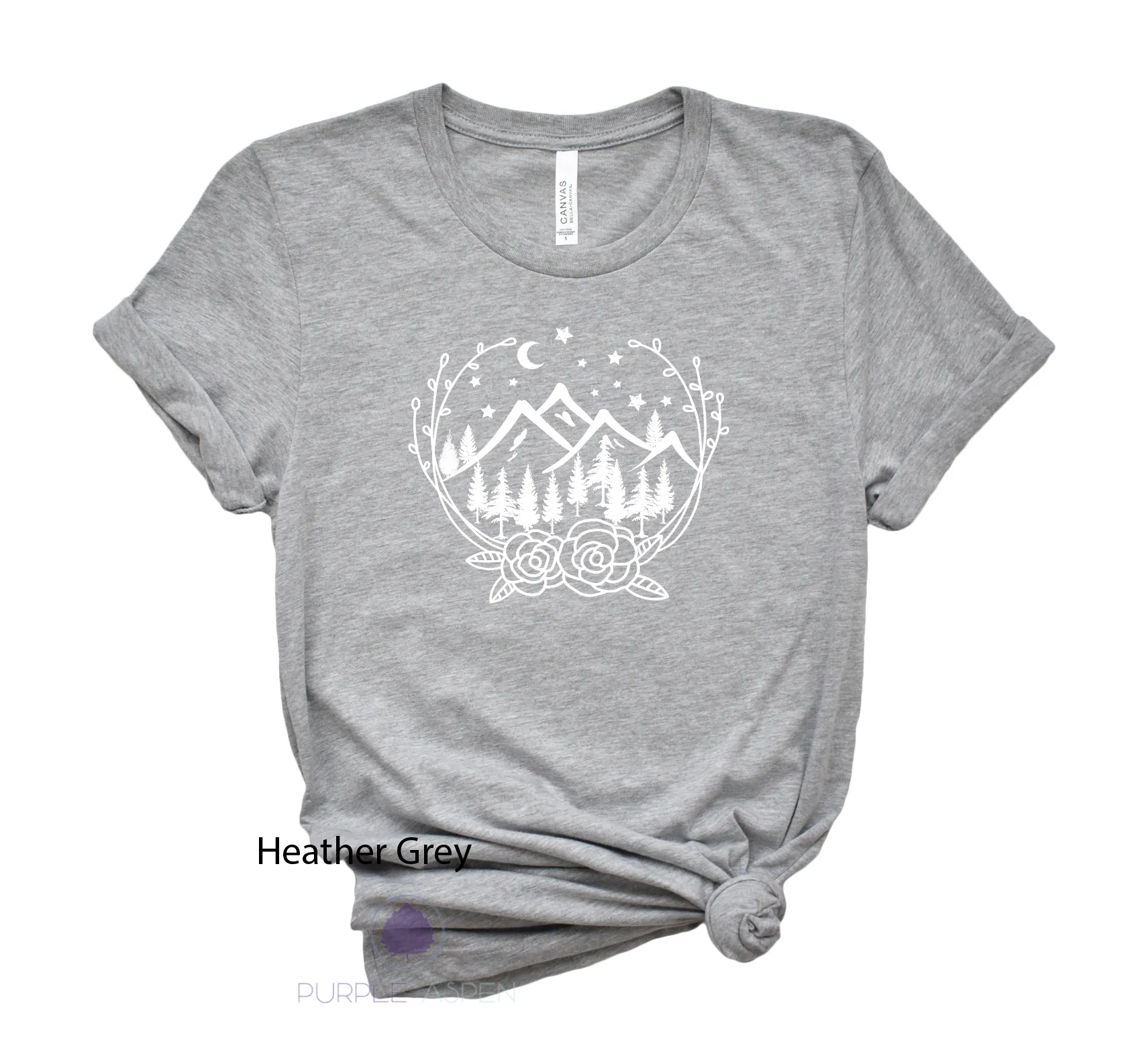 Mountain Scene Premium Tshirt