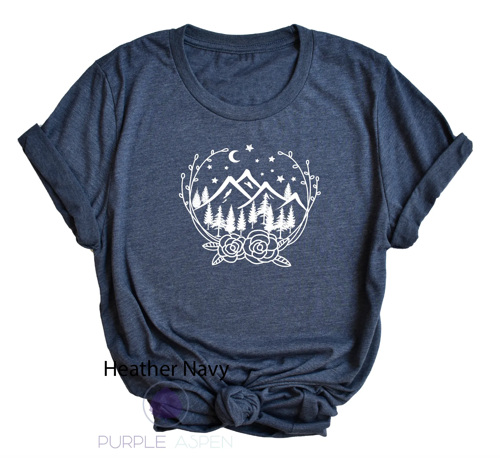 Mountain Scene Premium Tshirt