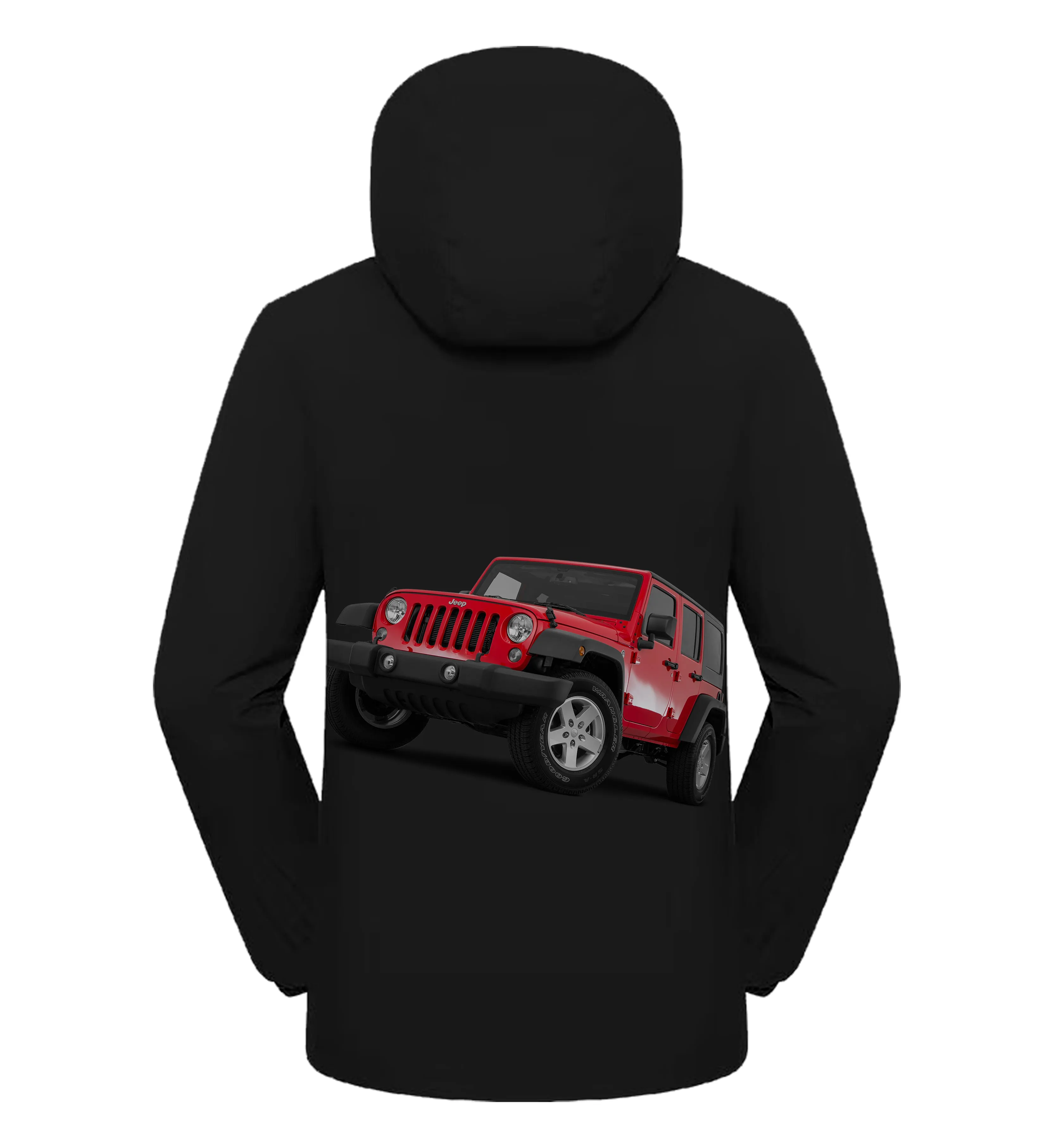 Multi-Color Windbreaker Jeep Jacket