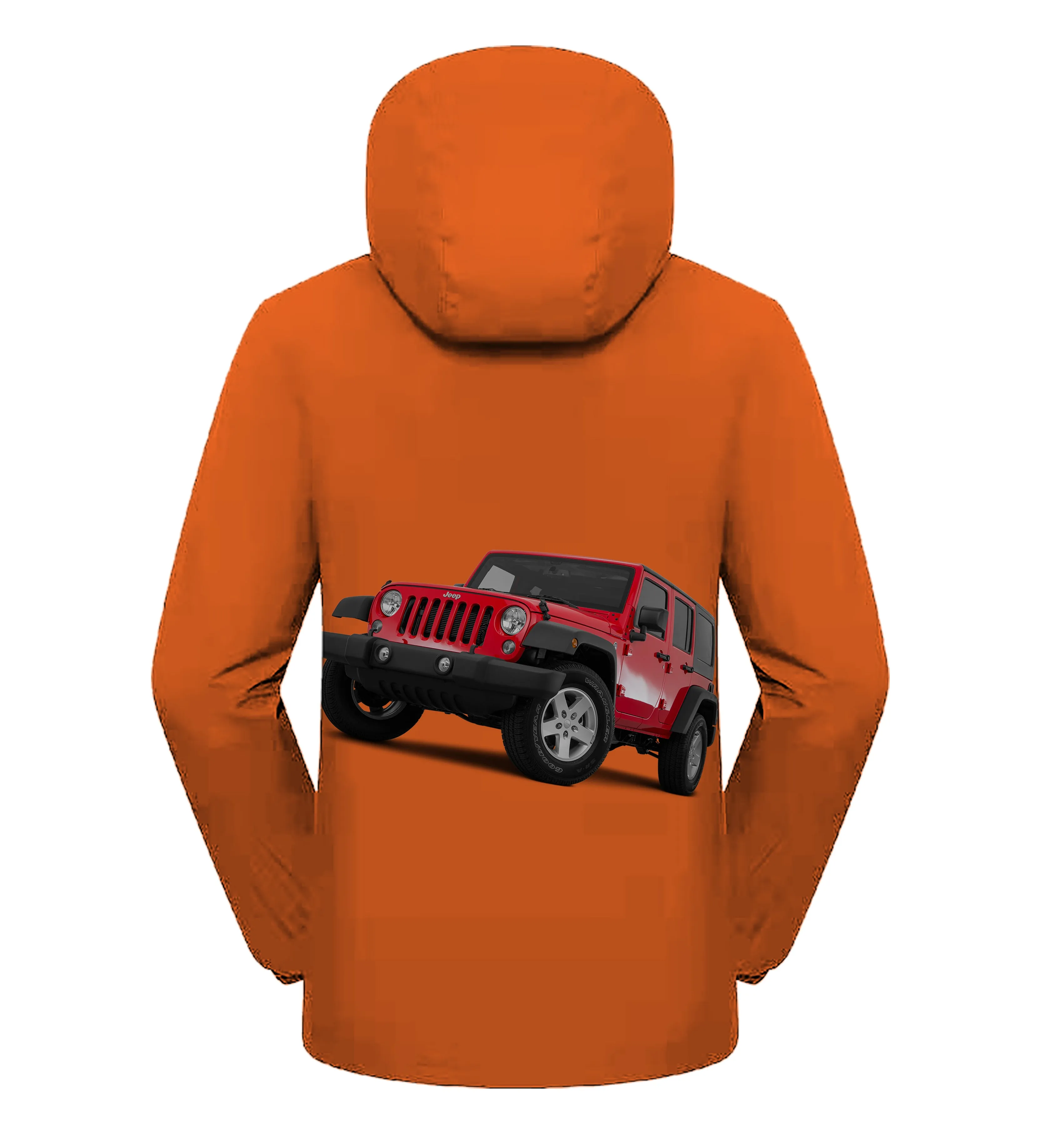 Multi-Color Windbreaker Jeep Jacket