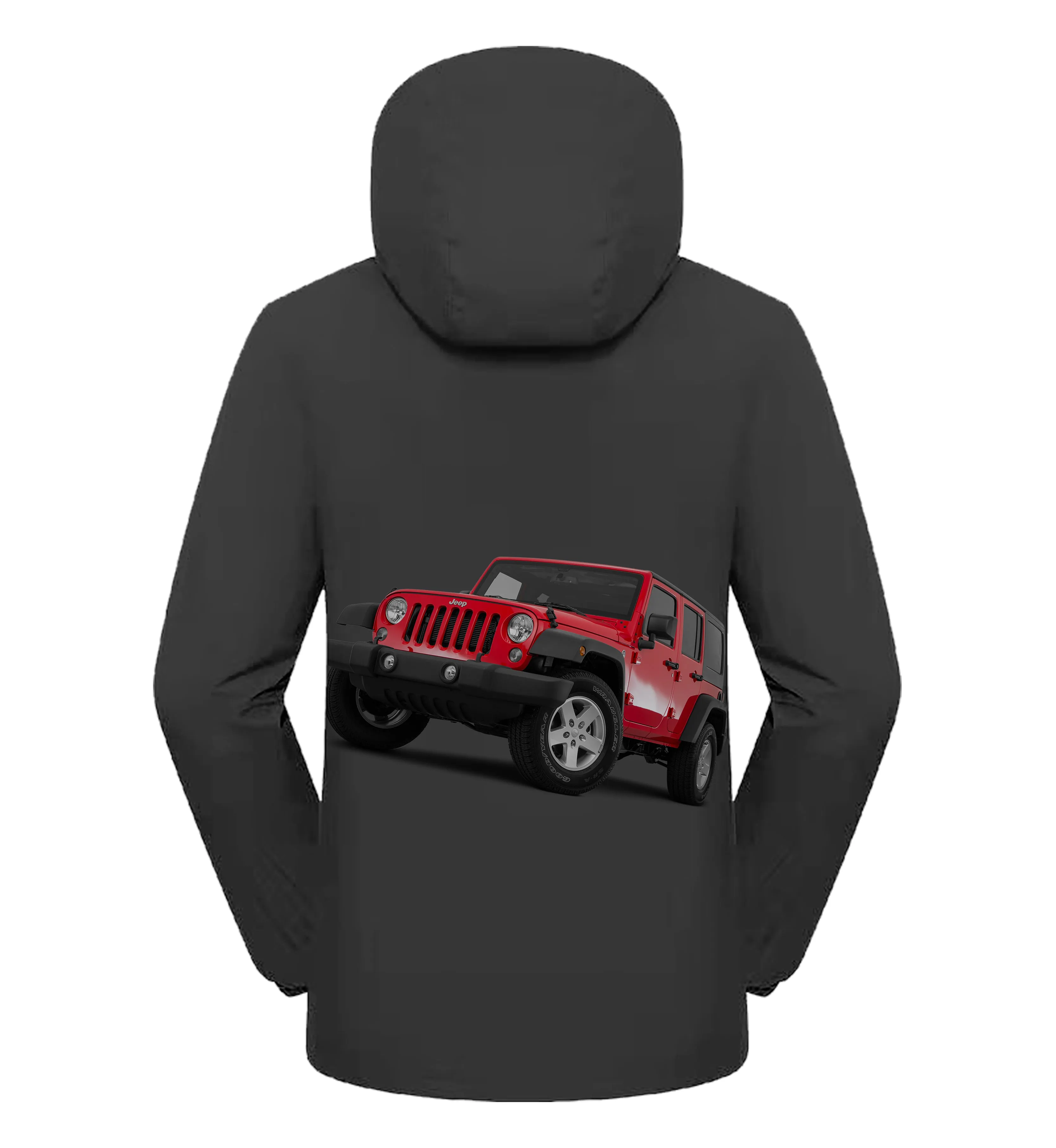 Multi-Color Windbreaker Jeep Jacket